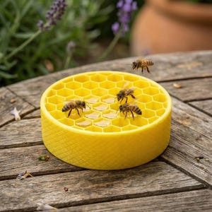 Bee Puck - Water Station and Feeder - Pollinator Insect Drinking Pad