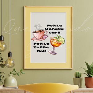 Por La Manana Cafe, Por La Tarde Ron digital file