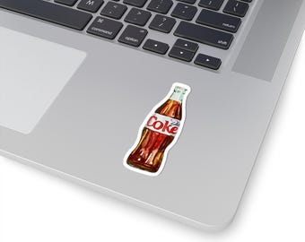 Diet Coke Sticker- Diet Coke Decal- For the Girlies Who Are Addicted to Diet Coke - Sticker for Phone, Laptop, or Water Bottle- Gift for Her
