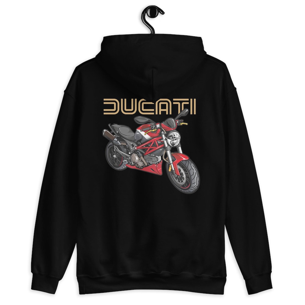 Ducati Monster 696 Hoodie, Ducati Hoodie, Motorcycle Hoodie, Graphic Hoodie For Rider