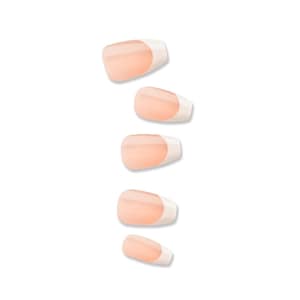 French tip press on nails [almond]