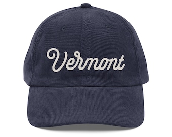 Vintage Vermont corduroy cap