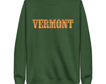 Vermont Plaid Sweatshirt