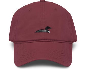 Loon faded baseball cap