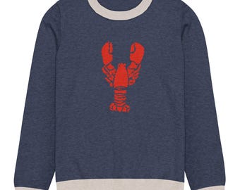 Lobster Knitted crew neck sweater