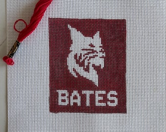 CUSTOM College Needlepoint Canvas, 13ct, canvas 8”x8”, design size 4 to 5”