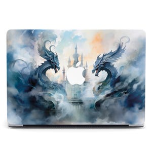 Dragons Kingdom Guards Fantasy Art MacBook Pro 2025 Hülle für MacBook Air 13 15 Hard Case Cover MacBook Air M2 Laptop Case Pro 14 16 M3 M4