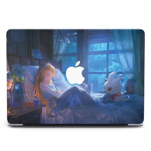 Anime Girl Phoebe Wuthering Waves Design MacBook 2024 Case for MacBook Air 13 15 Hard Cover MacBook Air M3 Laptop Case Pro 14 16 M2 M3 M4