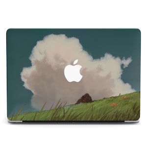 Anime Inspired Green Hill Art MacBook Pro 2024 Case for MacBook Air 13 15 Hard Case Cover MacBook Air M2 M3 Laptop Case Pro 14 16 M3 M4