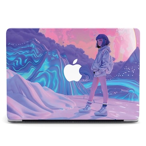 Cyber Girl Fantasy Anime Art MacBook Pro 2024 Case for MacBook Air 13 15 Hard Case Cover MacBook Air M2 M3 Laptop Case Pro 14 16 M1 M2 M3 M4