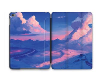Pink Violet Purple Nature Gradient Clouds iPad Case iPad Air 5 iPad 10 10.9 2022 iPad Pro 12.9 2024 Air 11 Pro 13 iPad 2025 iPad 9 8 10.2