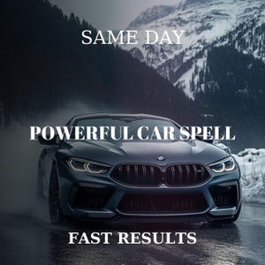 Fast Car Manifestation Spell - Unlock New Vehicle Opportunities-Attract Money and Success for Your Vehicle