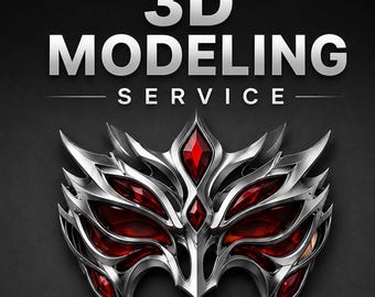 Custom 3D Modeling Service, CAD Design, Product Prototype, Character Sculpting, Cosplay Prop, Miniature & Replacement Part