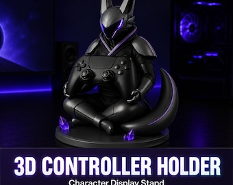 Custom 3D Character Holder, Personalized Phone Stand, Headphone Holder, Controller Stand, Desk Organizer, Gamer Gift