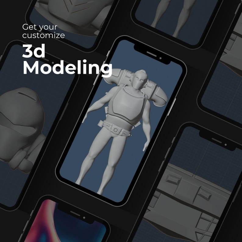 Custom 3D Modeling Design | Personalized 3D Service | STL Files for 3D ...