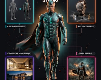 Custom 3D Animation Service | 3D Animated Video, Character Animation, Product Animation, 3D Motion Graphics, CGI Animation