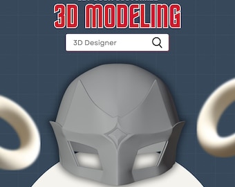 Custom 3D Modeling Design | Personalized 3D Service | STL Files for 3D Printing | High-Detail Characters, Props, Masks and Cosplay Models