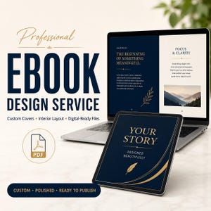 Custom Ebook Design Service, Canva Ebook Template, kindal publish, Workbook Design, PDF Guide, Digital Book Layout, Ebook Formatting