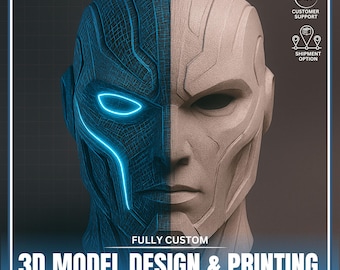 Custom 3D Model Design & Print – 3D Modeling Service, 3D Modeler, 3D Models, 3D Rendering, 3D Designing, CAD, Custom 3D File, STL, OBJ, 3MF