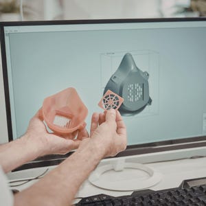 “Dual-monitor 3D modeling setup showing custom digital sculpting and photorealistic rendering of mechanical components, professional workflow for digital artists, engineers, and designers, ideal for Etsy and Google search visibility, precision 3D modeling, polygon optimization, high-resolution textures, futuristic industrial design, VR/AR ready visualization, custom 3D design service for prototypes and digital portfolios.”
