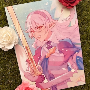 Fire Emblem Corrin-afdruk: 5 x 7 inch