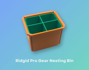 Ridgid Bin Nesting Organizer with 4 Sections | Ridgid Pro Gear 2.0 Mods