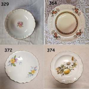 Vintage saucers/dishes various brands (#372-375)