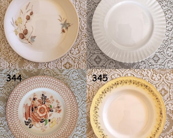 Vintage collectable dinner plates (#342-345)