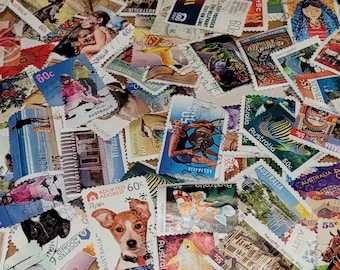 Bulk Australian Used Postage Stamps – Floral, Wildlife & Scenic etc Mix. Random selection of 500. FREE POSTAGE