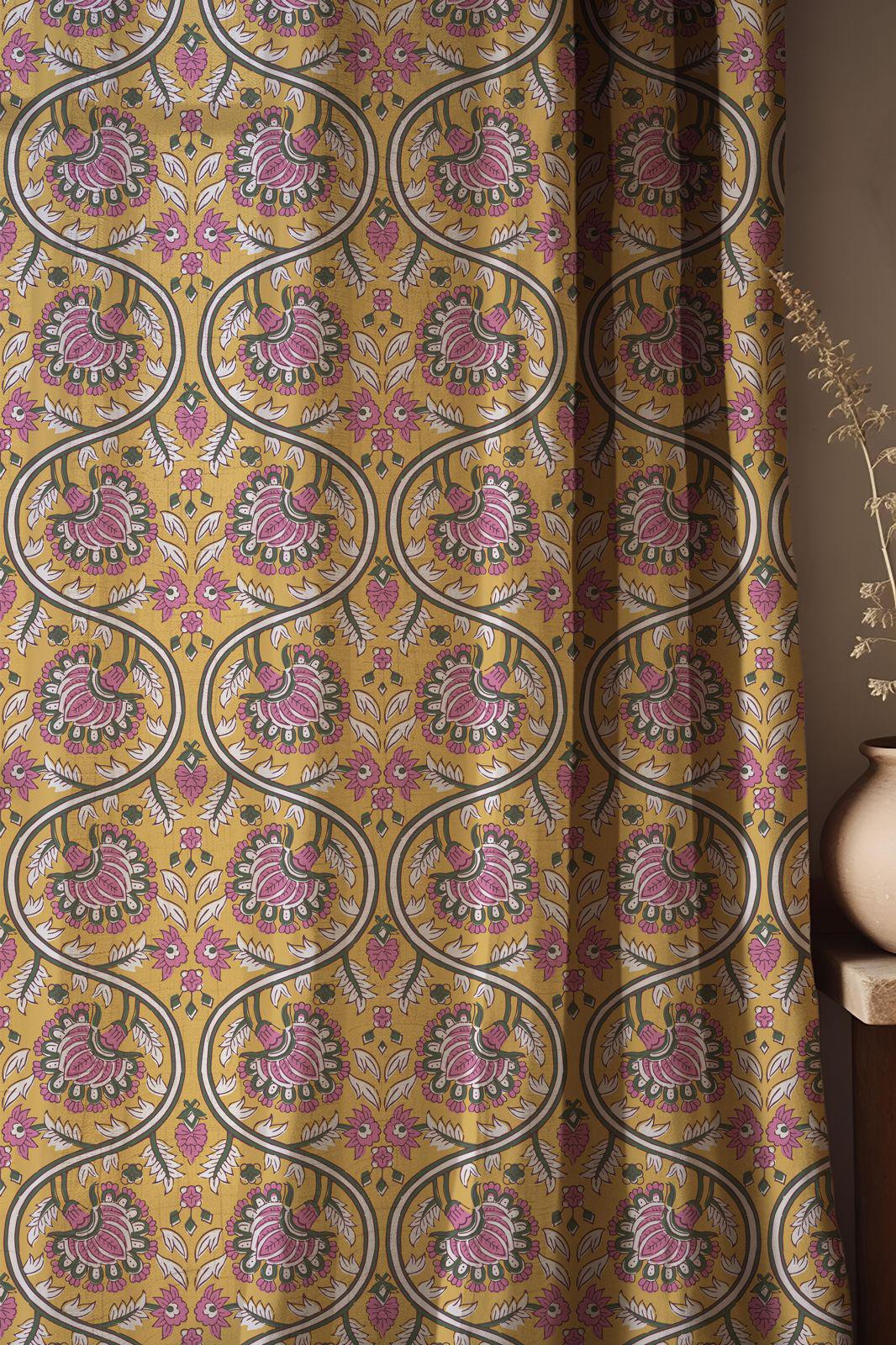 Mustard pink curtain - Etsy Österreich, image size:1066x1600