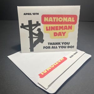 Dia Nacional do Lineman; 18 de abril; Feriado Nacional; Feriado de abril; Cartão em branco