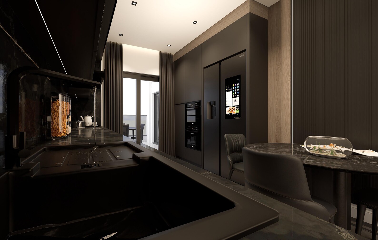 View of Modern Apartment Design – Full Home Interior With 3D Visuals and Custom ...