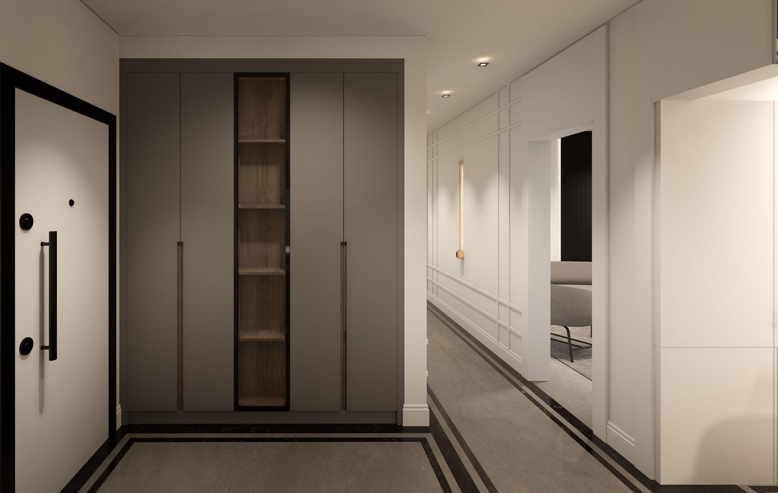 View of Modern Apartment Design – Full Home Interior With 3D Visuals and Custom ...