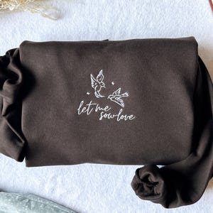 St. Francis of Assisi Embroidered Sweatshirt, Peace Prayer of Saint Francis, Catholic Saint Sweatshirt, Catholic Gift, Christian Apparel