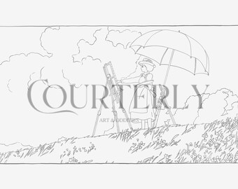 DIGITAL The Wind Rises Coloring Sheet