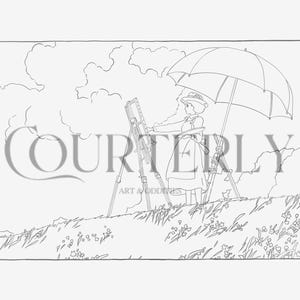 Studio Ghibli Coloring Sheets | Howl's Moving Castle, Kiki's Delivery Service, The Wind Rises image 7