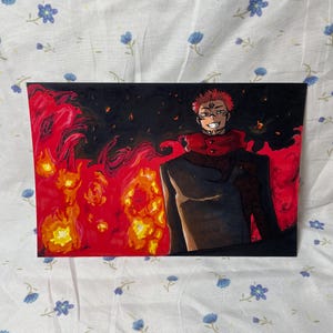 Sukuna Jujutsu Kaisen Original Art Print