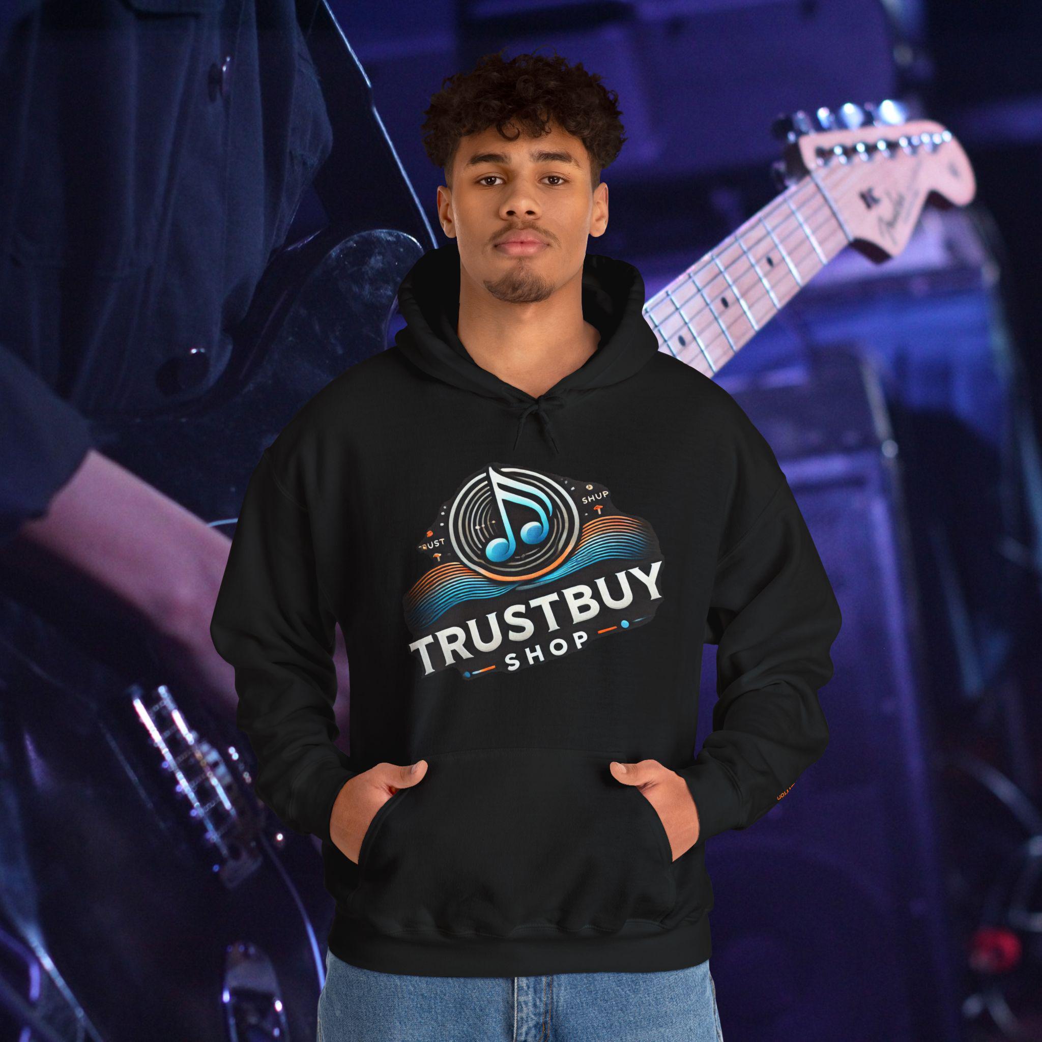 Sweat à Capuche Basse Vintage - Design Tête De Guitare Basse, Cadeau Pour Bassiste, Unisexe