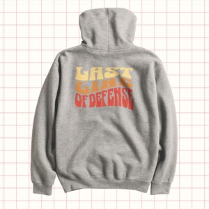 Sudadera con capucha de portero de hockey para mujer. Regalo para jugadoras o mamás. Sudadera con capucha para adolescentes aficionadas al hockey. Regalo navideño de hockey.