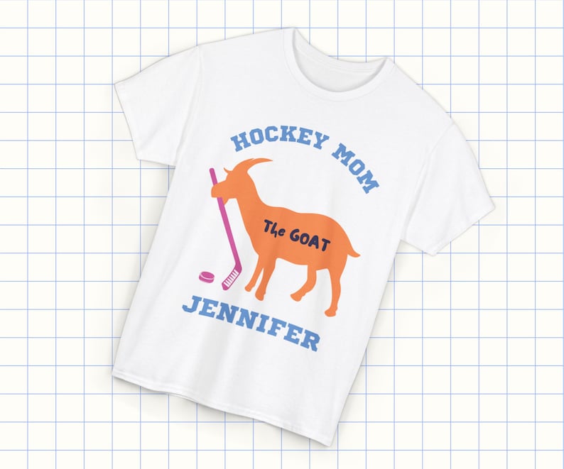 Personalized Hockey Mom Tee - hockey mom gift