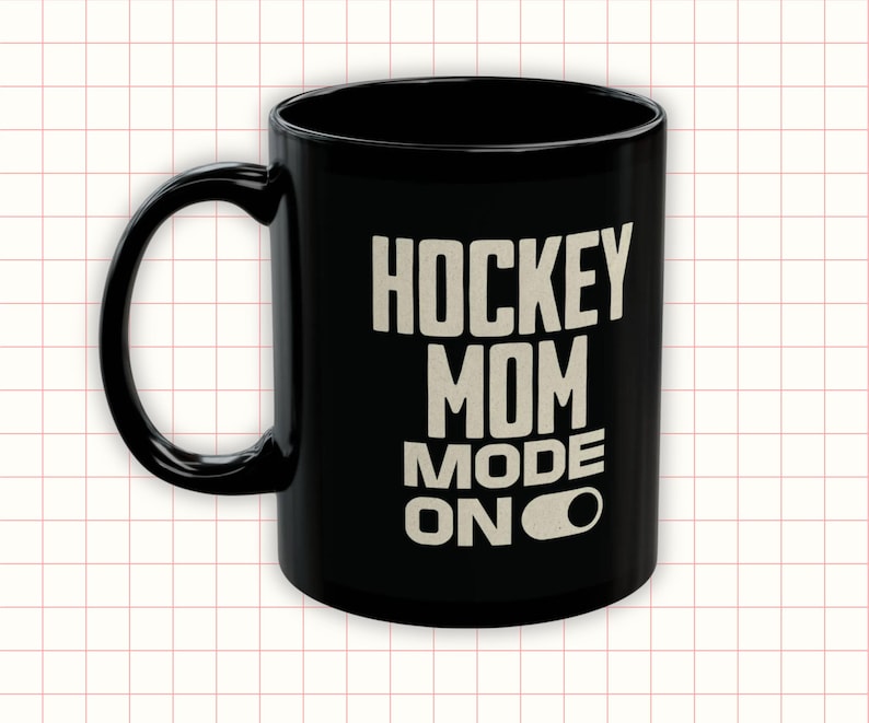Rink Life Hockey Mom Mug - hockey mom gift
