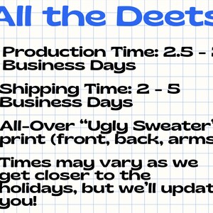 Shipping and Production Details