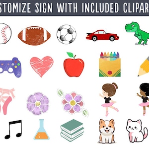 Back to School Sign, White Background, First & Last Day, Editable, Reusable, Boy, Girl, 11x14/8.5x11 Printable, Instant Edit + Download S01 image 3