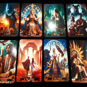 Exclusieve Oekraïense tarotkaarten Mysterious Kingdom 78 kaartendeckeditie 2025