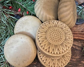 Pastilla de champú - Elaborada artesanalmente por Ascent Soap Co.