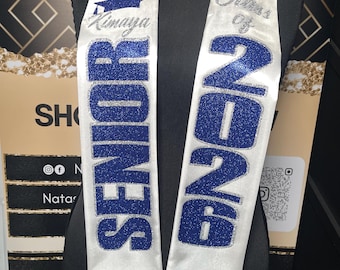 Benutzerdefinierte Abschluss Stola Klasse von 2026 Abschluss Stola 26 Grad Stola