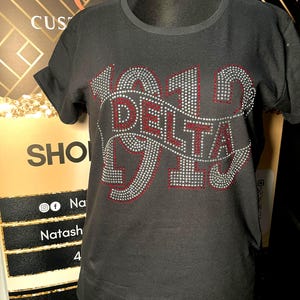 Delta Sigma Theta, 1913 Rhinestone Shirt