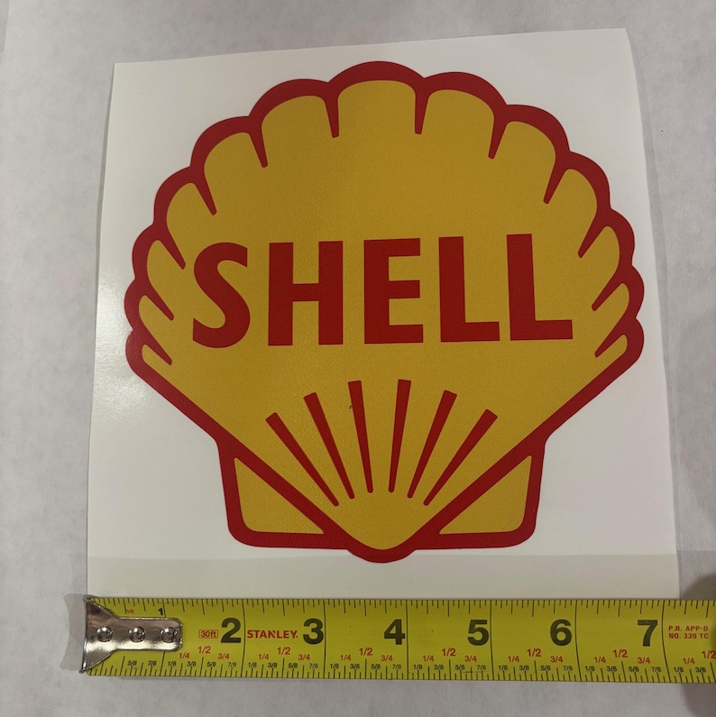 Vintage SHELL Gas Pump Decal Kit - Man Cave Decor - Etsy