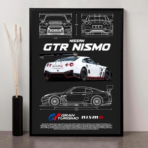 GT-R NISMO Gran Turismo Digital Print | High-Res JDM Poster | Instant Download for Gamers & Car Fans