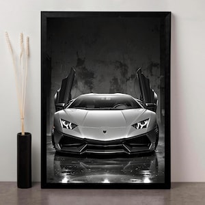 Printable Lamborghini Revuelto Poster | High-Quality Digital Download | Exotic Car Wall Art for Home or Office | Supercar Posters